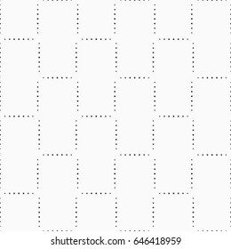 Seamless pattern with geometric shapes and symbols. Vector texture or background pattern.