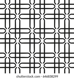  Seamless pattern with geometric shapes and symbols. Vector texture or background pattern