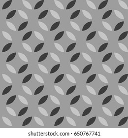 Seamless pattern with geometric shapes and symbols. Vector texture or background pattern.