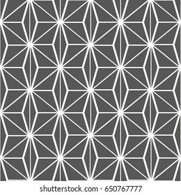 Seamless pattern with geometric shapes and symbols. Vector texture or background pattern.