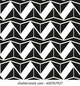 Seamless pattern with geometric shapes and symbols. Vector texture or background pattern.
