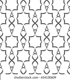Seamless pattern with geometric shapes and symbols. Vector texture or background pattern.