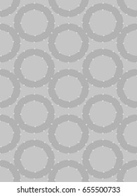 Seamless pattern with geometric shapes and symbols. Vector texture or background pattern.