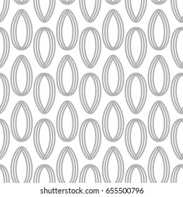 Seamless pattern with geometric shapes and symbols. Vector texture or background pattern.