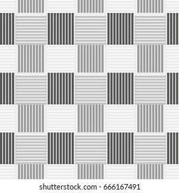 Seamless pattern with geometric shapes and symbols. Vector texture or background pattern.