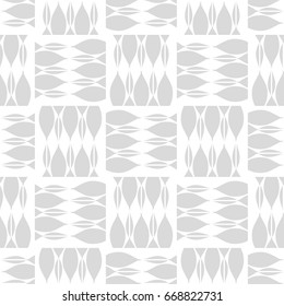 Seamless pattern with geometric shapes and symbols. Vector texture or background pattern.