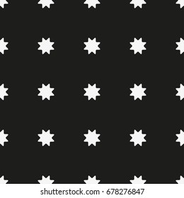 Seamless pattern with geometric shapes and symbols. Vector texture or background pattern.