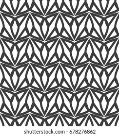 Seamless pattern with geometric shapes and symbols. Vector texture or background pattern.