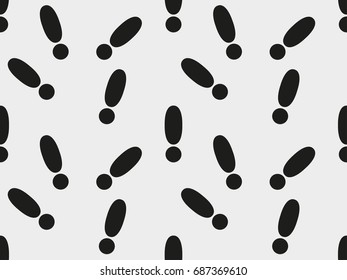 Seamless pattern with geometric shapes and symbols. Vector texture or background pattern.