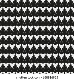 Seamless pattern with geometric shapes and symbols. Vector texture or background pattern.