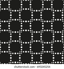 Seamless pattern with geometric shapes and symbols. Vector texture or background pattern.