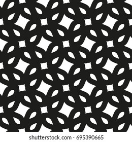 Seamless pattern with geometric shapes and symbols. Vector texture or background pattern.