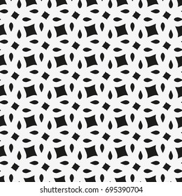 Seamless pattern with geometric shapes and symbols. Vector texture or background pattern.