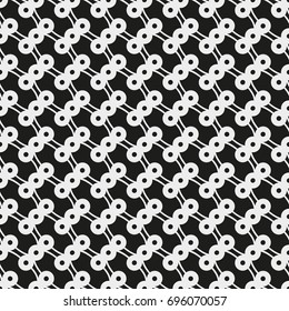 Seamless pattern with geometric shapes and symbols. Vector texture or background pattern.