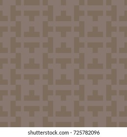 Seamless pattern with geometric shapes and symbols. Vector texture or background pattern.