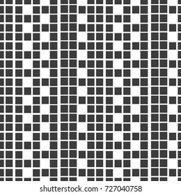 Seamless pattern with geometric shapes and symbols. Vector texture or background pattern.