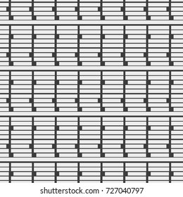 Seamless pattern with geometric shapes and symbols. Vector texture or background pattern.