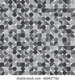 Seamless pattern from geometric shapes. A variety of tiles pattern. Ceramic tiles background.