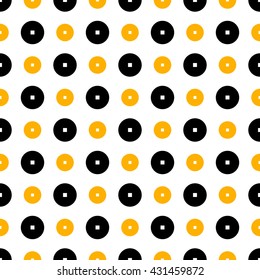 Seamless pattern of geometric shapes in vector. Minimalistic poster. Digital wallpaper. Abstract mosaic