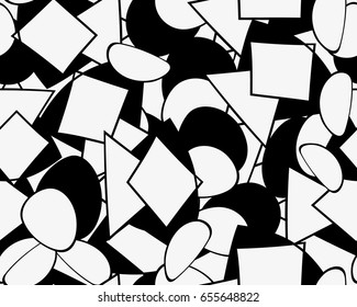 Seamless pattern of geometric shapes.Geometric abstract striped background.
