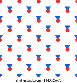 Seamless pattern geometric simple award certificate