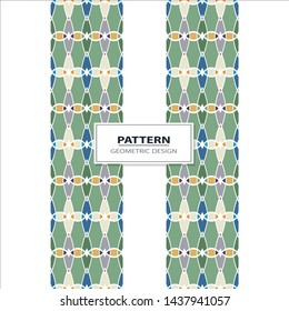 Seamless pattern. Geometric stylish background. Vector repeating texture