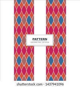 Seamless pattern. Geometric stylish background. Vector repeating texture