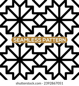 Seamless Pattern Geometric Stylish Modern Abstract Texture. Repeatable Tiles Graphic Design Element for Fabric, Textile, Wallpaper Background.