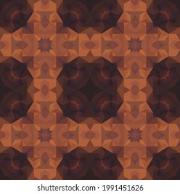 Seamless pattern with geometric texture. Bright shades of wooden materials. An element for your design of presentations, interior accessories, booklets, flyers, magazines. Vector illustration.