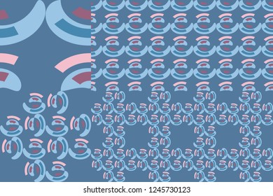 Seamless pattern with geometric texture. Creative design.