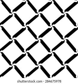Seamless pattern, geometric texture. Monochrome. Backdrop. Vector illustration
