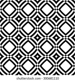 Seamless pattern, geometric texture. Monochrome. Backdrop. Vector illustration