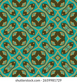 Textura geométrica de padrão uniforme, plano de fundo de vetor sem costura.
Textura moderna e elegante. Geométrica repetitiva
ladrilhos Designs com cores azul e verde