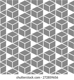 Seamless pattern. Geometric textures with optical illusion effect. Vector art.
