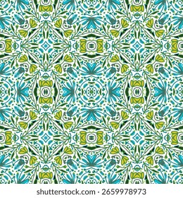 
Seamless pattern geometric texture,seamless vector background.
Modern stylish texture. Repeating geometric
tiles Designs with blue and green colors