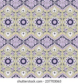 Seamless Pattern Geometric Tiles Vector