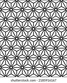 Seamless pattern with geometric triangle