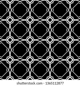 Seamless Pattern With Geometric, Triangle, Zig Zag. Vector Background, Texture. For Design Invitation, Interior Wallpaper, Cover Card, Technologic Design. Black white color.