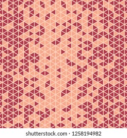 Seamless pattern with geometric triangles ornament. Abstract modern endless texture background. Vector illustration.