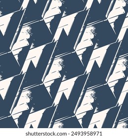 Seamless pattern with geometric pattern. Vector illustration.