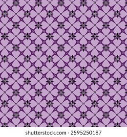 seamless pattern geometric vintage ornament classic batik Indonesia elegant diamond