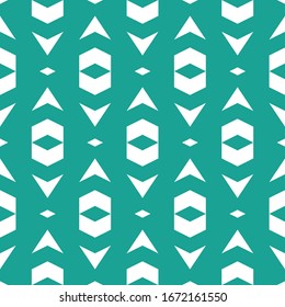 Seamless pattern. Geometric wallpaper. Figures, rhombuses ornament. Geometrical backdrop. Simple shapes background. Polygons motif. Digital paper, textile print, web design, abstract. Vector artwork.