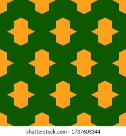 Seamless pattern. Geometric wallpaper. Polygons motif. Geometrical backdrop. Simple shapes background. Digital paper, textile print, web design, abstract illustration. Figures ornament. Vector