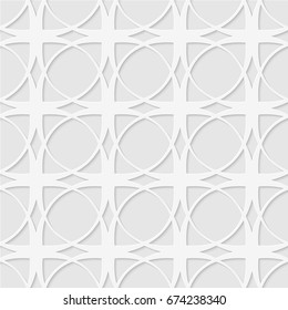 Seamless pattern. Geometric wallpaper. Unusual lattice. Soft background. Vector illustration. Good quality. Good design.