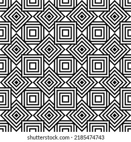 
Seamless pattern geometric white and black design for wallpaper, fabric, textile, wrapping, home decor, interior, modern style.