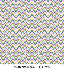 Seamless pattern with geometric / Seamless pattern with zigzags 