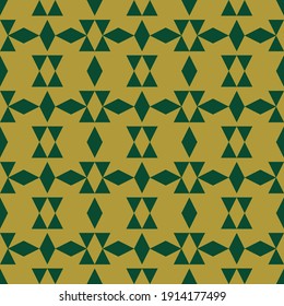 Seamless pattern. Geometrical backdrop. Abstract background. Rhombuses, triangles ornament. Polygons motif. Geometric figures wallpaper. Digital paper, textile print, web design. Vector artwork.