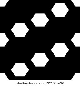 Seamless pattern. Geometrical backdrop. Hexagons ornament. Shapes background. Geometric wallpaper. Polygons motif. Digital paper, textile print, web design, abstract. Vector