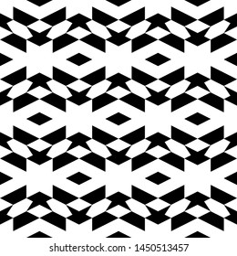 Seamless pattern. Geometrical backdrop. Polygons motif. Geometric wallpaper. Abstract background. Trapeziums, rhombuses, figures ornament. Digital paper, textile print, web design. Vector artwork.