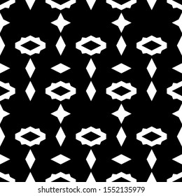 Seamless pattern. Geometrical backdrop. Polygons background. Stars, rhombuses, figures ornament. Simple shapes wallpaper. Polygons background. Digital paper, web designing, textile print. Vector.
